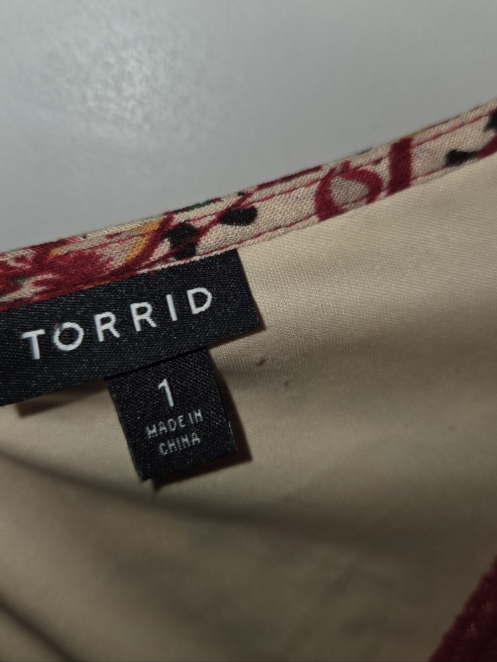 Torrid Red Paisley Boho Skater Dress - Picture 8 of 13